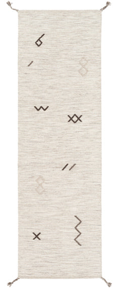 Surya Rugs - Montezuma Neutral, Grey Area Rug - MTZ2005 - 2'6" x 8' - GreatFurnitureDeal