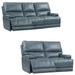 Parker Living - Whitman 2 Piece Power Sofa Set in Verona Azure - MWHI#832PH-P25-822PH-VAZ - GreatFurnitureDeal