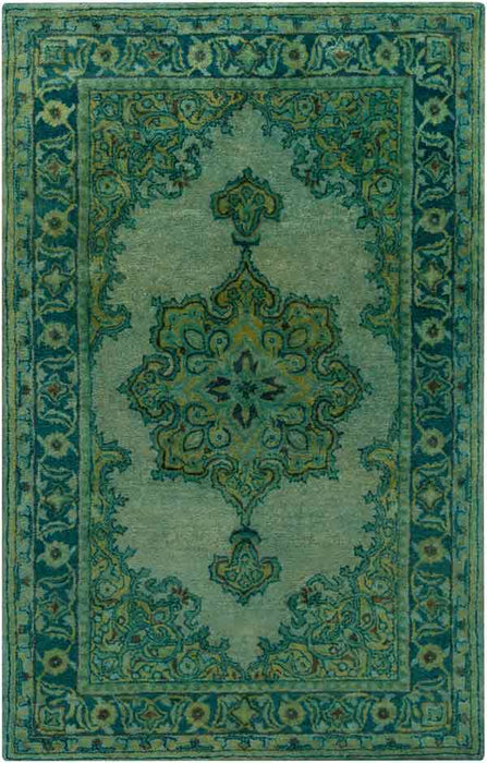 Surya Rugs - Mykonos Green, Blue Area Rug - MYK5009 - 5' x 8' - GreatFurnitureDeal