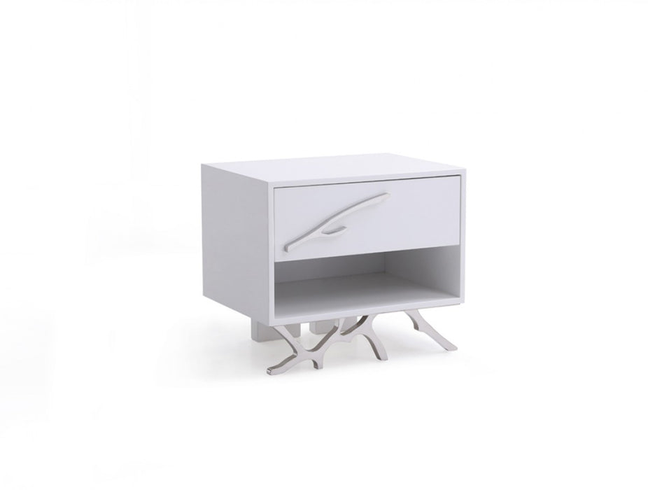 VIG Furniture - Modrest Legend Modern White Nightstand - VGVCN8111-WHT - GreatFurnitureDeal