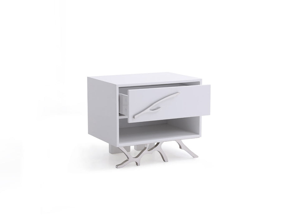 VIG Furniture - Modrest Legend Modern White Nightstand - VGVCN8111-WHT