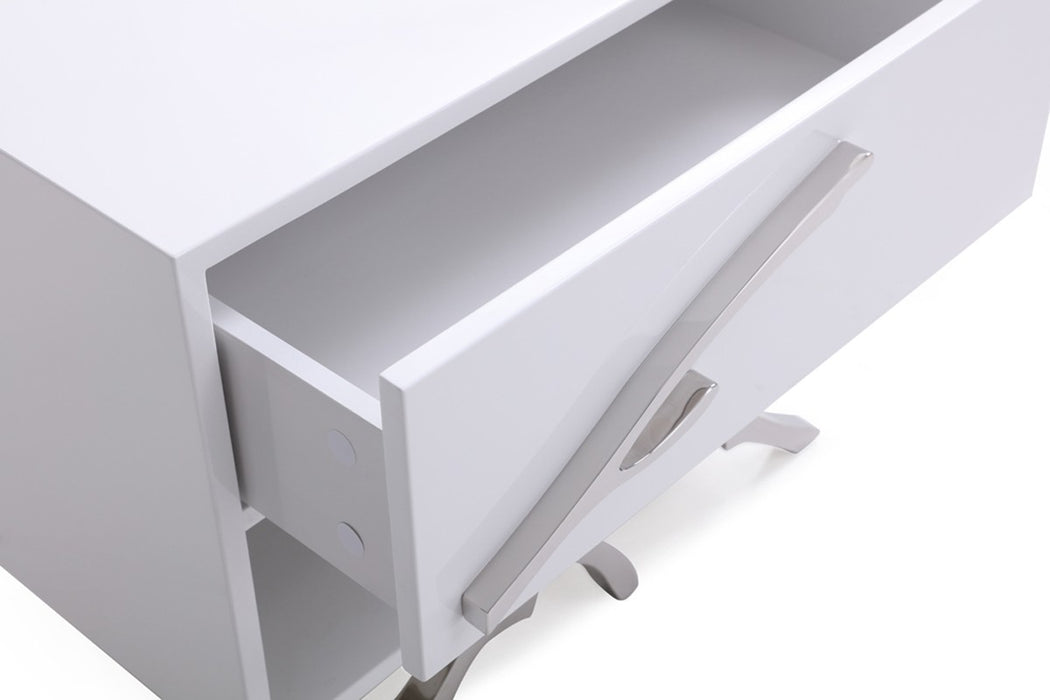 VIG Furniture - Modrest Legend Modern White Nightstand - VGVCN8111-WHT - GreatFurnitureDeal