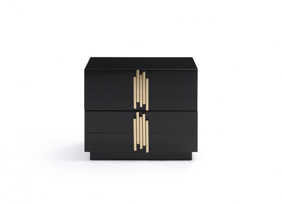 VIG Furniture - Modrest Token Modern Black & Gold Bedroom Set - VGVCBD815-SET