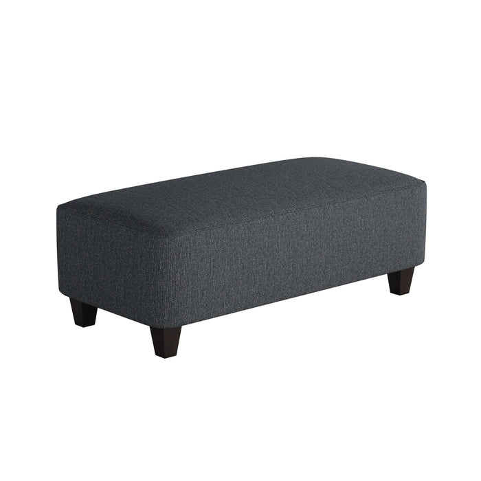 Southern Home Furnishings - Truth or Dare Navy 49"Cocktail Ottoman in Blue - 100-C Truth or Dare Navy