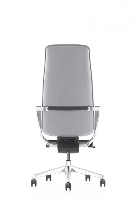 VIG Furniture - Modrest Nadella Modern Black High Back Executive Office Chair - VGFUFK003-A-GRY-OC - GreatFurnitureDeal