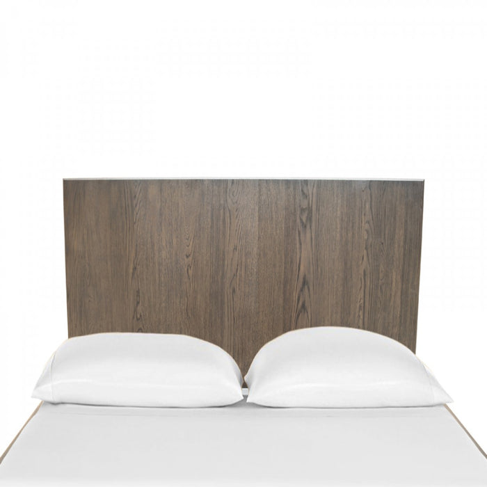 VIG Furniture - Modrest Novak Modern Dark Oak Bed - VGLBNANT-BED