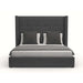 Nativa Interiors - Aylet Button Tufted Upholstered Medium California King Charcoal Bed - BED-AYLET-BTN-MID-CA-PF-CHARCOAL - GreatFurnitureDeal