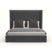Nativa Interiors - Aylet Button Tufted Upholstered Medium Queen Charcoal Bed - BED-AYLET-BTN-MID-QN-PF-CHARCOAL - GreatFurnitureDeal