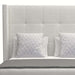 Nativa Interiors - Aylet Button Tufted Upholstered Medium Queen Grey Bed - BED-AYLET-BTN-MID-QN-PF-GREY - GreatFurnitureDeal