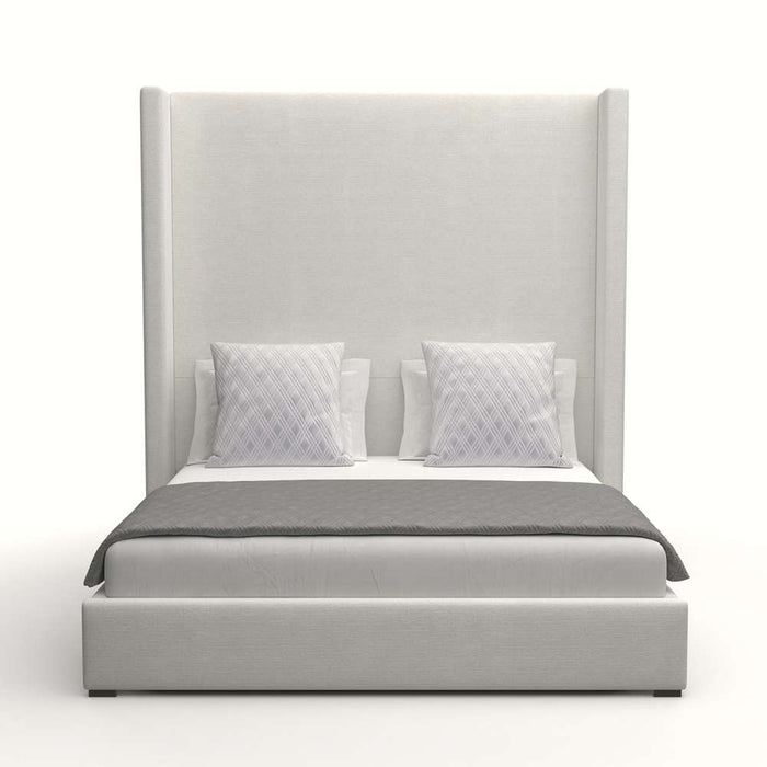 Nativa Interiors - Aylet Plain Upholstered High Queen Off White Bed - BED-AYLET-PL-HI-QN-PF-WHITE - GreatFurnitureDeal