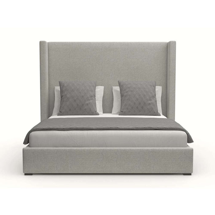 Nativa Interiors - Aylet Simple Tufted Upholstered Medium California King Charcoal Bed - BED-AYLET-ST-MID-CA-PF-CHARCOAL - GreatFurnitureDeal