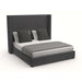 Nativa Interiors - Aylet Plain Upholstered Medium Queen Off White Bed - BED-AYLET-PL-MID-QN-PF-WHITE - GreatFurnitureDeal