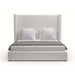 Nativa Interiors - Aylet Plain Upholstered Medium Queen Off White Bed - BED-AYLET-PL-MID-QN-PF-WHITE - GreatFurnitureDeal