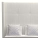 Nativa Interiors - Aylet Simple Tufted Upholstered High Queen Off White Bed - BED-AYLET-ST-HI-QN-PF-WHITE - GreatFurnitureDeal