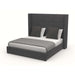 Nativa Interiors - Aylet Simple Tufted Upholstered Medium King Grey Bed - BED-AYLET-ST-MID-KN-PF-GREY - GreatFurnitureDeal