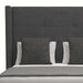 Nativa Interiors - Aylet Simple Tufted Upholstered Medium Queen Grey Bed - BED-AYLET-ST-MID-QN-PF-GREY - GreatFurnitureDeal