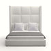 Nativa Interiors - Aylet Square Tufted Upholstered High California King Grey Bed - BED-AYLET-SQ-HI-CA-PF-GREY - GreatFurnitureDeal