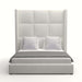 Nativa Interiors - Aylet Square Tufted Upholstered High California King Off White Bed - BED-AYLET-SQ-HI-CA-PF-WHITE - GreatFurnitureDeal