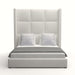 Nativa Interiors - Aylet Square Tufted Upholstered High King Off White Bed - BED-AYLET-SQ-HI-KN-PF-WHITE - GreatFurnitureDeal