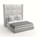 Nativa Interiors - Aylet Square Tufted Upholstered High Queen Off White Bed - BED-AYLET-SQ-HI-QN-PF-WHITE - GreatFurnitureDeal