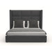 Nativa Interiors - Aylet Square Tufted Upholstered Medium King Charcoal Bed - BED-AYLET-SQ-MID-KN-PF-CHARCOAL - GreatFurnitureDeal