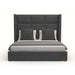 Nativa Interiors - Aylet Square Tufted Upholstered Medium Queen Charcoal Bed - BED-AYLET-SQ-MID-QN-PF-CHARCOAL - GreatFurnitureDeal