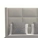 Nativa Interiors - Aylet Square Tufted Upholstered Medium Queen Grey Bed - BED-AYLET-SQ-MID-QN-PF-GREY - GreatFurnitureDeal
