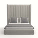 Nativa Interiors - Aylet Vertical Channel Tufted Upholstered High King Off White Bed - BED-AYLET-VC-HI-KN-PF-WHITE - GreatFurnitureDeal