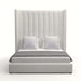 Nativa Interiors - Aylet Vertical Channel Tufted Upholstered High Queen Off White Bed - BED-AYLET-VC-HI-QN-PF-WHITE - GreatFurnitureDeal