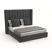 Nativa Interiors - Aylet Vertical Channel Tufted Upholstered Medium Grey Queen Bed - BED-AYLET-VC-MID-QN-PF-GREY - GreatFurnitureDeal