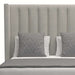 Nativa Interiors - Aylet Vertical Channel Tufted Upholstered Medium Grey Queen Bed - BED-AYLET-VC-MID-QN-PF-GREY - GreatFurnitureDeal