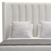 Nativa Interiors - Aylet Vertical Channel Tufted Upholstered Medium Grey Queen Bed - BED-AYLET-VC-MID-QN-PF-GREY - GreatFurnitureDeal