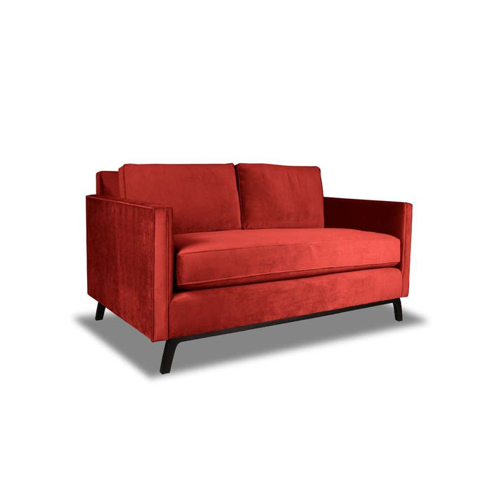 Nativa Interiors - Chantel Sofa Deep Plush 60" in Red - SOF-CHANTEL-60-DP-MF-RED
