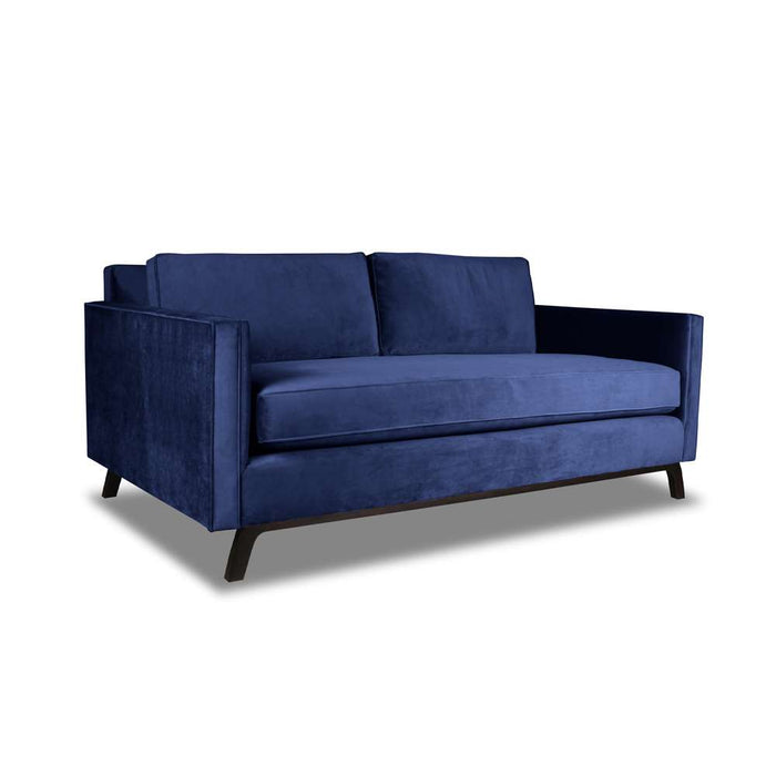 Nativa Interiors - Chantel Sofa Deep Plush 72" in Blue - SOF-CHANTEL-72-DP-MF-BLUE