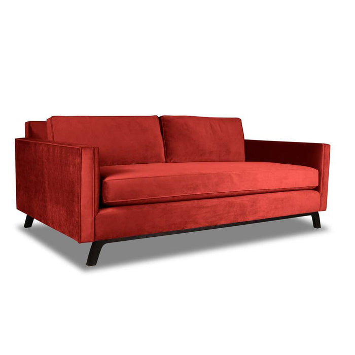 Nativa Interiors -Chantel Sofa Deep Plush 84" in Red - SOF-CHANTEL-84-DP-MF-RED