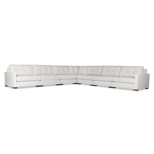 Nativa Interiors - Chester Buttoned Modular L-Shaped Sectional King 159" Off White - SEC-CHST-BTN-CL-AR7-7PC-PF-WHITE - GreatFurnitureDeal