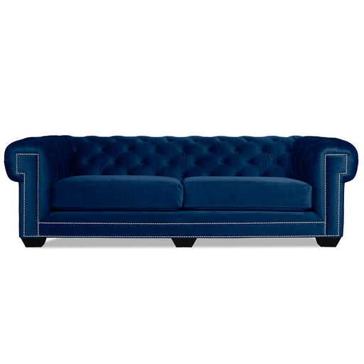 Nativa Interiors - Cornell Chesterfield Tufted Sofa 103" in Blue - SOF-CORNELL-103-CL-MF-BLUE - GreatFurnitureDeal