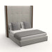 Nativa Interiors - Irenne Box Tufted Upholstered High Height California King Grey Bed - BED-IRENNE-BOX-HI-CA-PF-GREY - GreatFurnitureDeal