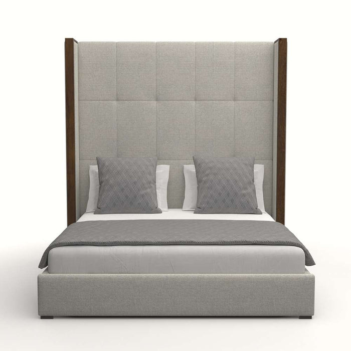 Nativa Interiors - Irenne Box Tufted Upholstered High Queen Off White Bed - BED-IRENNE-BOX-HI-QN-PF-WHITE - GreatFurnitureDeal