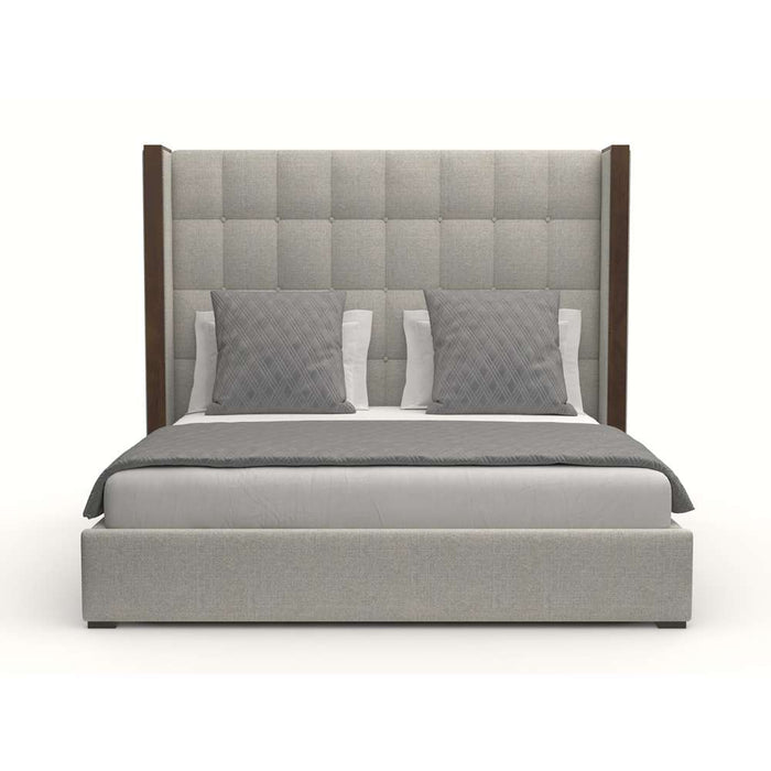 Nativa Interiors - Irenne Box Tufted Upholstered Medium Queen Off White Bed - BED-IRENNE-BOX-MID-QN-PF-WHITE - GreatFurnitureDeal