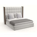 Nativa Interiors - Irenne Box Tufted Upholstered Medium Queen Off White Bed - BED-IRENNE-BOX-MID-QN-PF-WHITE - GreatFurnitureDeal