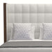 Nativa Interiors - Irenne Box Tufted Upholstered Medium Queen Grey Bed - BED-IRENNE-BOX-MID-QN-PF-GREY - GreatFurnitureDeal