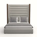 Nativa Interiors - Irenne Horizontal Channel Tufted Upholstered High Queen Grey Bed - BED-IRENNE-HC-HI-QN-PF-GREY - GreatFurnitureDeal
