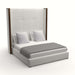 Nativa Interiors - Irenne Simple Tufted Upholstered High Queen Off White Bed - BED-IRENNE-ST-HI-QN-PF-WHITE - GreatFurnitureDeal