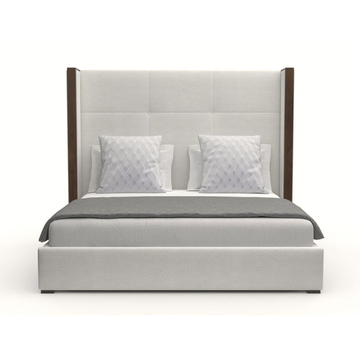 Nativa Interiors - Irenne Simple Tufted Upholstered Medium California King Off White Bed - BED-IRENNE-ST-MID-CA-PF-WHITE - GreatFurnitureDeal