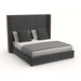 Nativa Interiors - Irenne Simple Tufted Upholstered Medium California King Grey Bed - BED-IRENNE-ST-MID-CA-PF-GREY - GreatFurnitureDeal