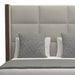 Nativa Interiors - Irenne Square Tufted Upholstered Medium King Grey Bed - BED-IRENNE-SQ-MID-KN-PF-GREY - GreatFurnitureDeal