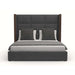 Nativa Interiors - Irenne Square Tufted Upholstered Medium Queen Charcoal Bed - BED-IRENNE-SQ-MID-QN-PF-CHARCOAL - GreatFurnitureDeal
