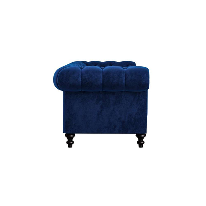 Nativa Interiors - London Tufted Sofa 103" in Blue - SOF-LONDON-103-CL-MF-BLUE