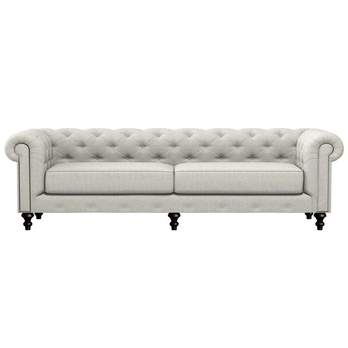 Nativa Interiors - London Tufted Sofa 103" in Red - SOF-LONDON-103-CL-MF-RED - GreatFurnitureDeal